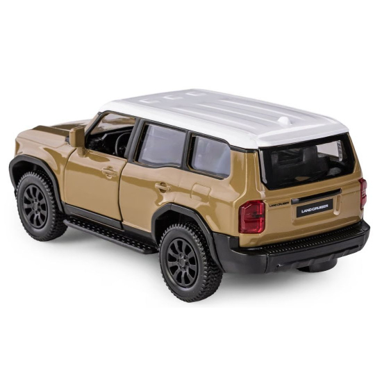 Toyota Land Cruiser zabawka samochód napęd pull-back