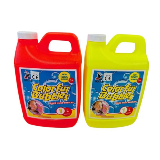 Płyn do baniek mydlanych 1L w żółtym opakowaniu