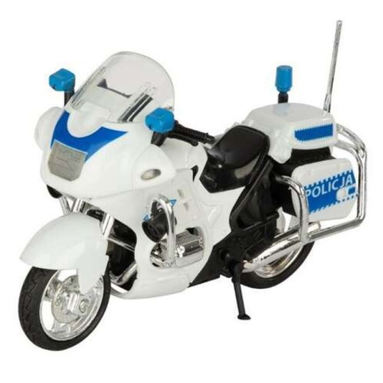 Motocykl policyjny FH02A-09 model metalowy 1:18 Daffi kolekcjonerski