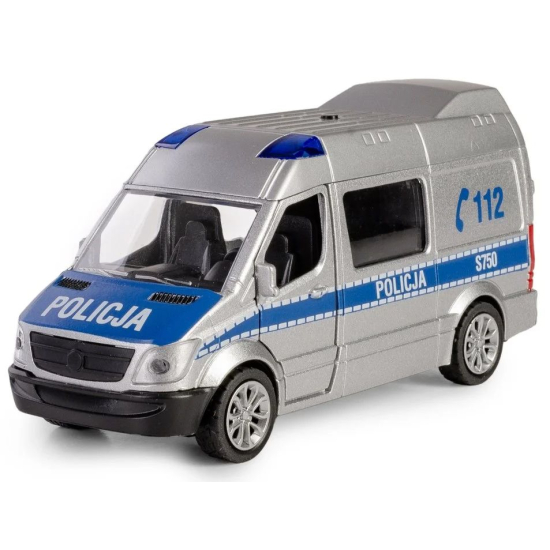 Pojazd ratunkowy policja Daffi światło dźwięk