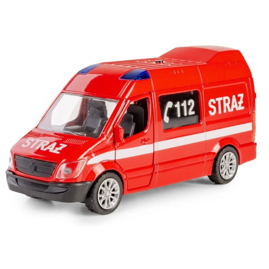 Model straży pożarnej Daffi metalowy pojazd ratunkowy