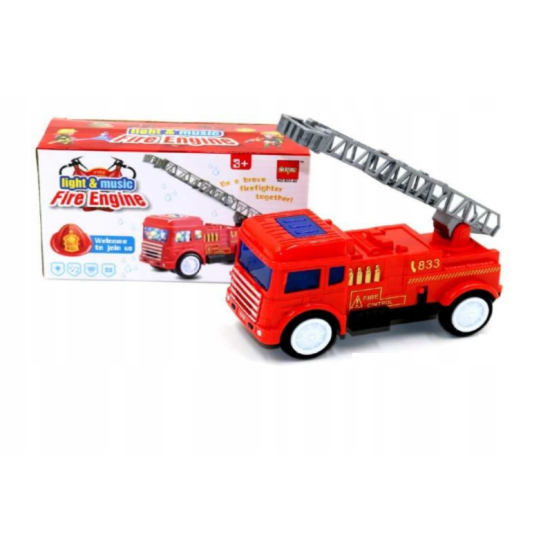 Samochód strażacki straż na baterie dźwięk i światlo 5305