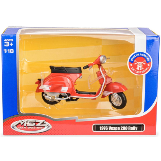 Vespa 200 Rally 1976 model kolekcjonerski metalowy skala 1:18