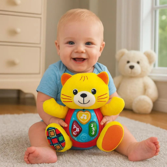 kotek miauczek smily play przytulanka edukacyjna