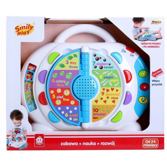Interaktywna Książeczka Polsko-Angielska Smily Play z 5 trybami