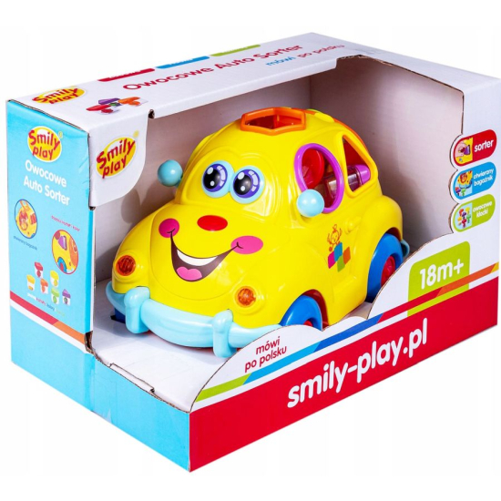 Smily Play Zabawne Auto Sorter z muzyką i światłami