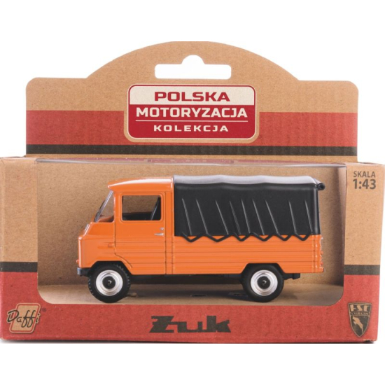 Żuk PRL brązowy DAFFI 1:43 – metalowy model kolekcjonerski