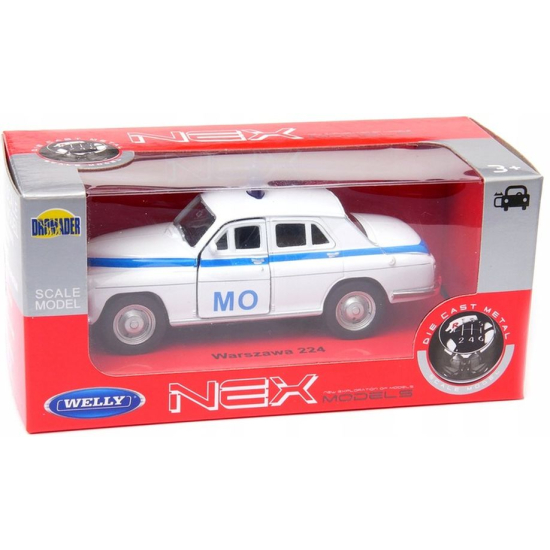 FSO Warszawa 224 MO PRL model metalowy Welly 1:34/1:39