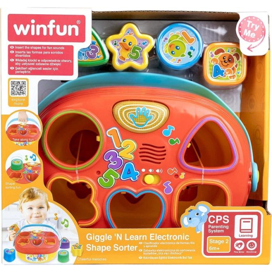 Interaktywny sorter klocków Smily Play dla dzieci