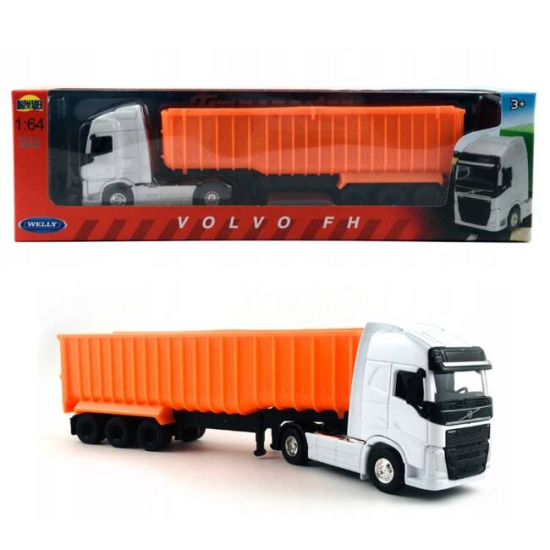 Zabawka cięzarówka metalowa Volvo FH tir Welly 0568