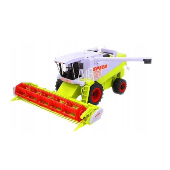 Duży kombajn zbożowy zabawka dla dzieci z ruchomymi elementami