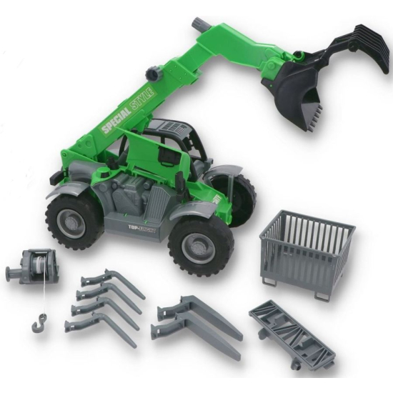 Duży traktor Manitou ładowarka dźwig widlak 7794