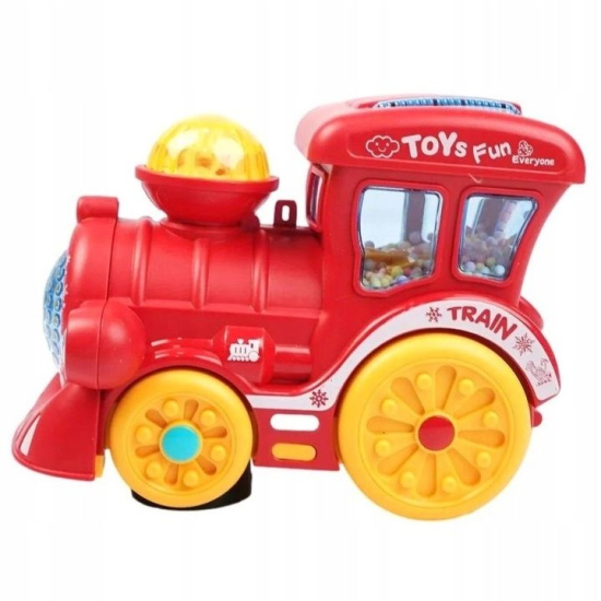 lokomotywa dla dzieci świecąca z melodią na baterie