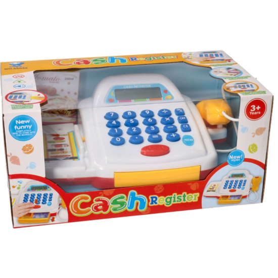 Zabawka kasa sklepowa na baterie ze skanerem 8412