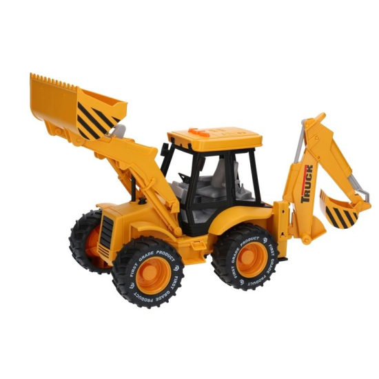 Zabawka koparka z ruchomymi łyżkami i efektami świetlnymi
