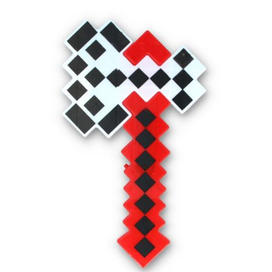 zabawka topór młotek na baterie świecący i grający