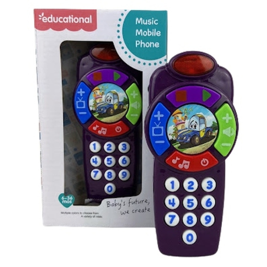 Zabawka telefon muzyczny na baterie dla malucha 9395