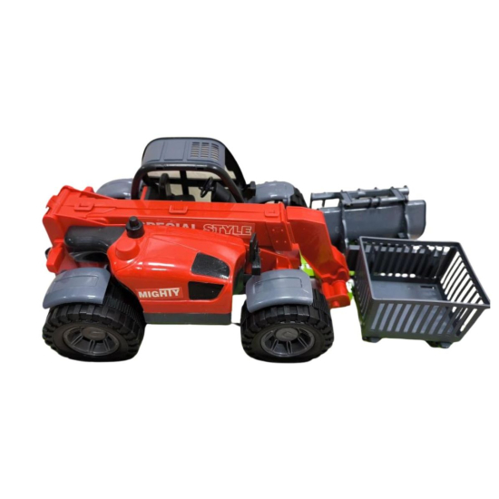 Zabawka duży traktor Manitou wysięgnik spych kosz 7319