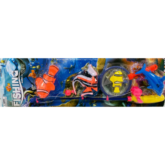 Zabawka wędka dla dzieci z rybkami do łowienia 4941