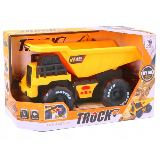 Wywrotka zabawka na baterie światło dźwiek