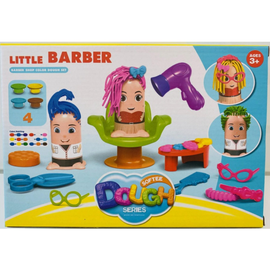 Zestaw ciastolina fryzjer masa plastyczna dla dzieci 8292