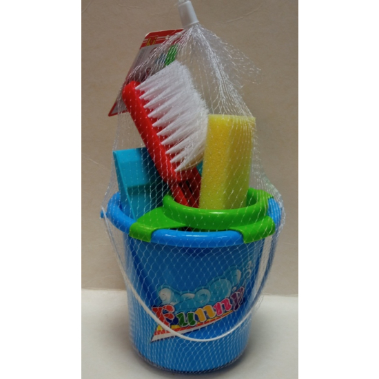 Zestaw do sprzątania wiaderko zmiotka szufelka 2661