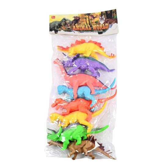 Zestaw figurek dinozaurów 8 sztuk - realistyczne zabawki dla dzieci