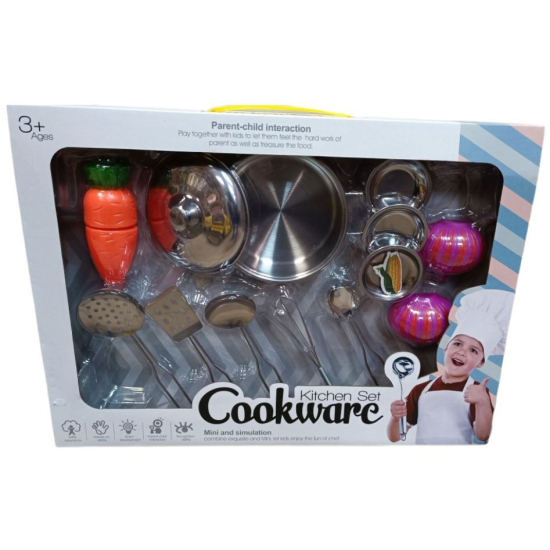 Zestaw kuchenny metalowy garnek i akcesoria 1818