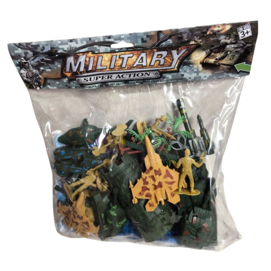 Zestaw wojskowy Military Super Action – czołgi, samoloty i żołnierze zabawki