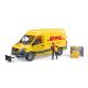 Zabawka BRUDER Sprinter DHL z otwieranymi drzwiami