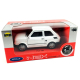 Metalowy model Fiat 126p Welly biały 11 cm