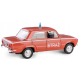 Model kolekcjonerski Fiat 125p Straż Pożarna skala 1:43 widok z tyłu