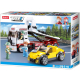 Zestaw klocków Sluban B0879 pomoc drogowa – ciężarówka, żółty samochód i figurki