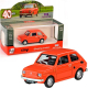 Czerwony Fiat 126p Maluch inżyniera Karwowskiego skala 1:43 z pudełkiem TVP Seriale