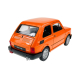 Metalowy model Fiat 126 EL Maluch w kolorze pomarańczowym widok z tyłu