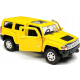 Model samochodu Hummer H3 Welly z otwieranymi przednimi drzwiami i widocznym wnętrzem kabiny
