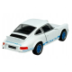Tył metalowego modelu Porsche 911 Carrera RS 2.7 z charakterystycznym spojlerem ducktail i niebieskimi felgami