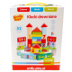 Klocki drewniane edukacyjne 52 sztuki z cyframi