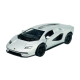 Metalowy model Lamborghini Countach LPI 800-4 Welly w skali 1:34, kolor srebrny – widok z boku.