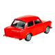 Czerwony Trabant 601 PRL – samochodzik metalowy z gumowymi oponami