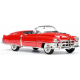 Model Cadillac Eldorado 1953 1:24 Welly – widok z przodu, czerwony