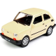 Model Fiat 126p Maluch Welly kremowy PRL widok przód klasyczny samochód