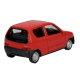 Model Fiat Seicento Welly czerwony widok z tyłu detal