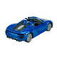 Miniatura Porsche 918 Spyder Welly niebieska widok z tyłu detal