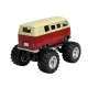Model samochodu Volkswagen T1 Bus Monster Truck Welly z otwieranymi drzwiami i dużymi kołami