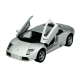 Miniatura Lamborghini Murcielago Welly srebrna z otwieranymi drzwiami scissor