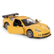 Model Chevrolet Corvette C6-R 1:32 żółty – widok z boku