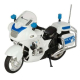 Motocykl policyjny FH02A-09 model metalowy 1:18 Daffi kolekcjonerski