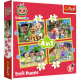 Trefl Puzzle 4w1 Cocomelon Poznaj Bohaterów – zestaw 4 układanek 12 15 20 24 elementy, 3+