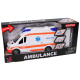 Interaktywny ambulans z otwieranymi drzwiami i sygnałami alarmowymi